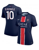 Ženske Nogometnih dresov Paris Saint-Germain Ousmane Dembele #10 Domači 2024-25 Kratki rokavi